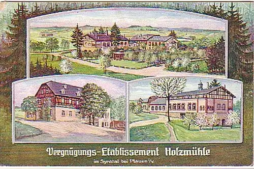 15946 Ak Vergnügungs-Etablissement Holzmühle 1910