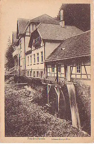 15940 Ak Friedrichroda Schauenburgmühle vers 1920
