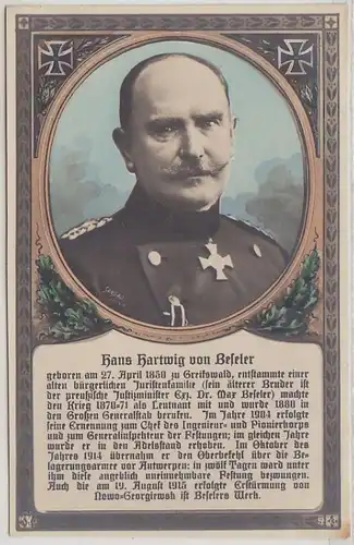 15925 Ak Generaloberst Hans H. von Beseler 1. WK um 1915