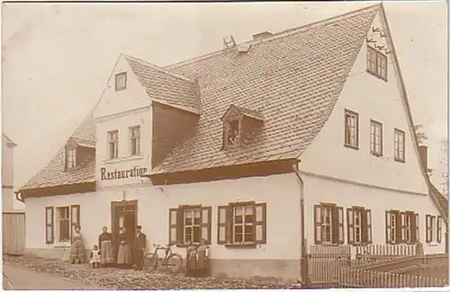 15917 Foto Ak Weissenfels Restauration um 1910