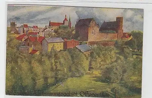 15913 Ak Allenstein Abstimmungsgebiet Ostpreußen um1920