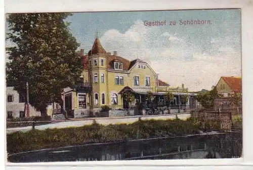 15911 Ak Gasthof zu Schönborn 1925