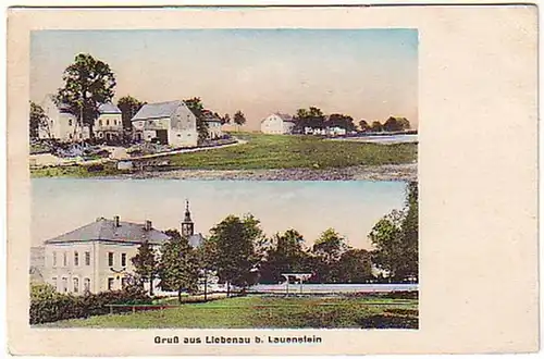 15909 Ak Salutation de Liebenau à Lauenstein vers 1910
