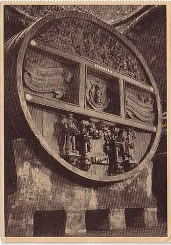 15886 Ak Sectkellerei Freyburg géante tonneau vers 1920