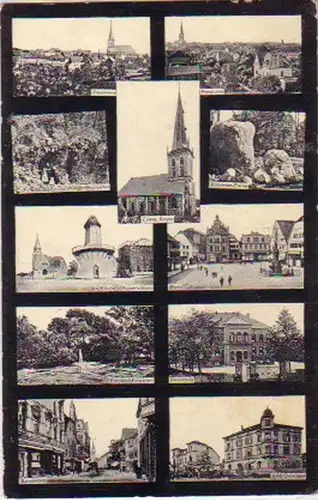 15853 Multi-image Ak Unna in Westphalie 1909