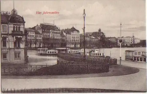 15846 Ak Hamburg Hotel Vier Jahreszeiten um 1910