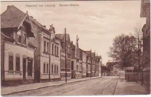 15841 Ak Naunhof bei Leipzig Gartenstrasse 1942