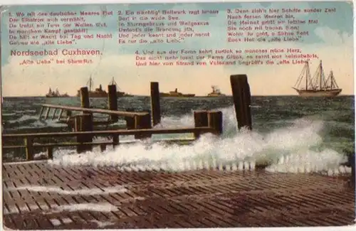 15836 Reim Ak Mer du Nord Bad Cuxhaven 1913