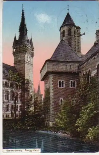 15777 Ak Braunschweig Château de la fosse vers 1915
