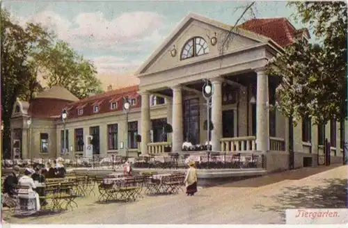 15774 Ak Hannover Tiergarten Restaurant 1909