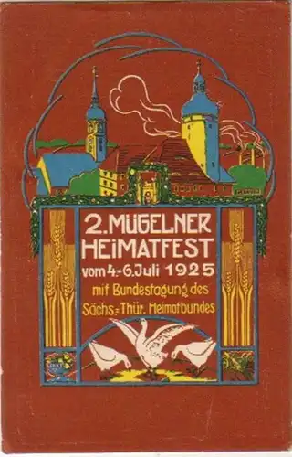 15752 Ak Mügeln 2. Mügelner Heimatfest Heimatbund 1925