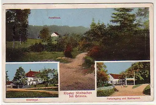 15747 Mehrbild Ak Kloster Nimbschen bei Grimma 1917