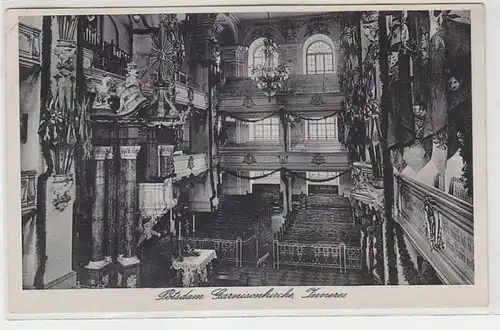 15738 Ak Potsdam intérieur de l'église de garnison 1933