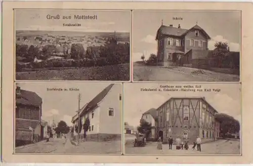 15731 Mehrbild Ak Gruß aus Mattstedt Gasthaus usw. 1913