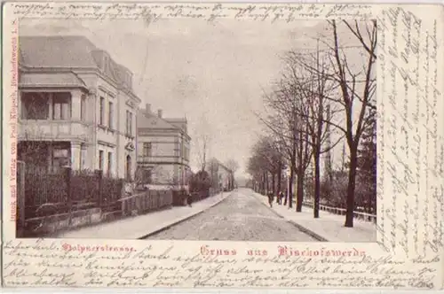 15725 Ak Gruß aus Bischofswerda Stolpnerstrasse 1904