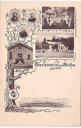 15709 Ak Turnverein Gotha Thuringe vers 1910