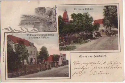 15695 Mehrbild Ak Gruß aus Zeschwitz 1912