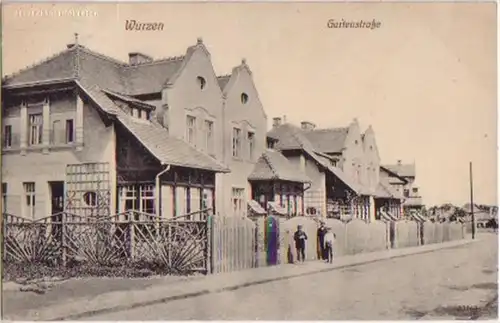 15692 Ak Wurzen Gartenstrasse 1912