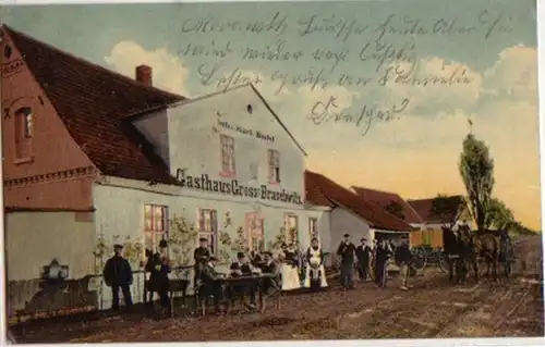 15681 Ak Gasthaus Gross Braschwitz 1912