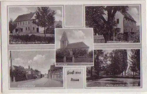 15666 Mehrbild Ak Gruß aus Nessa Rittergut um 1940