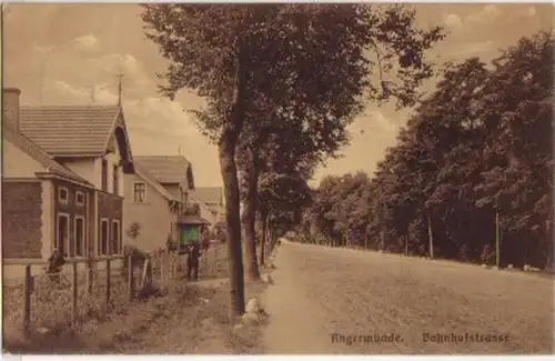 15661 Ak Angermünde Bahnhofstrasse 1912