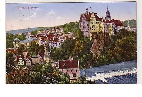 15639 Ak Sigmaringen Vue totale 1928