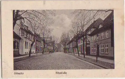 15635 Ak Dömnitz Elbstrasse 1918