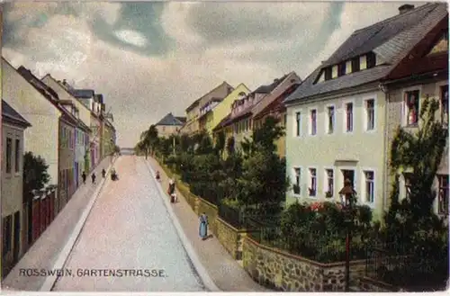 15632 Ak Rosswein Gartenstrasse 1911