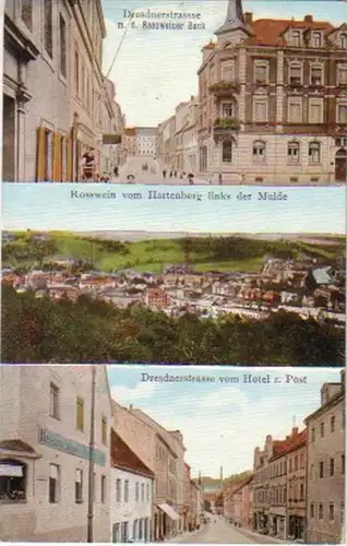 15624 Multi-image Ak Rosswein Hotel à la poste, etc. vers 1915