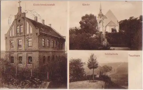 15600 Ak Teuchern Kinderbewahranstalt usw. 1909