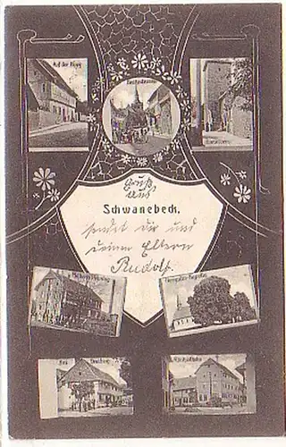 15596 Multi-image-Ak Schwanebeck laiterie etc. 1908