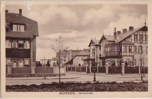 15592 Ak Wurzen Gartenstrasse 1915