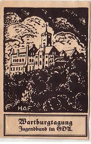 15586 Ak Wartburgtagung Jugendbund im GDA 1921