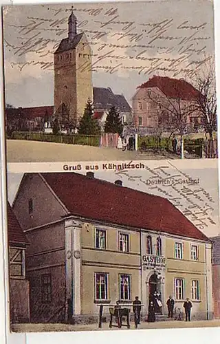 15567 Mehrbild Ak Gruß aus Kähnitzsch Gasthof 1913