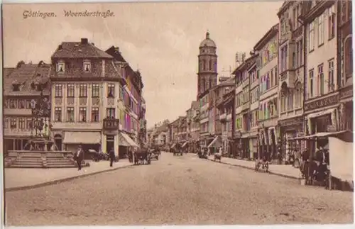 15537 Ak Göttingen Weenderstraße um 1910