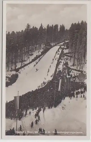 15535 Ak Oberhof in Thuringen Hindenburg Schautschance vers 1940