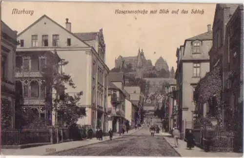 15523 Feldpost Ak Marburg Kasernenstraße 1914