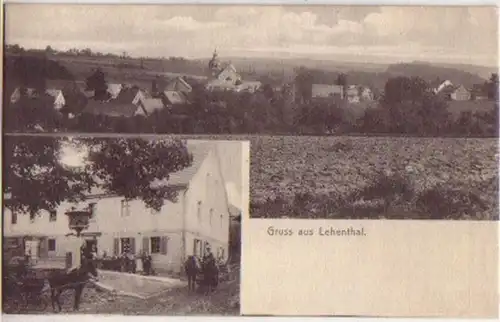 15516 Mehrbild Ak Gruß aus Lehenthal Gasthof um 1910