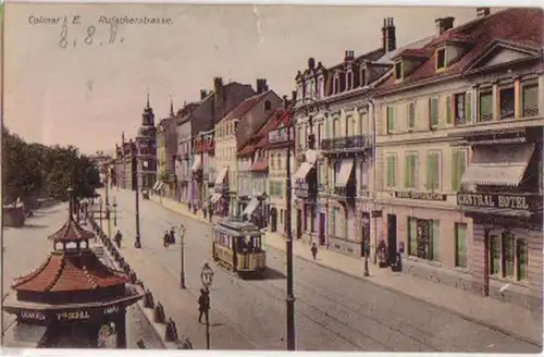 15500 Ak Colmar in E. Rufacherstrasse um 1900