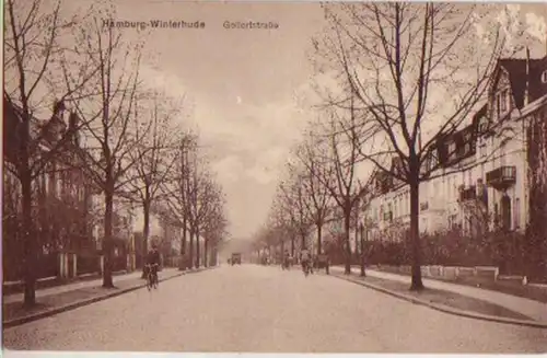 15487 Ak Hamburg-Winterhude Gellertstraße um 1910