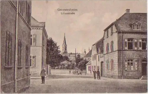 15478 Feldpost Ak Germersheim Lilienstrasse 1917
