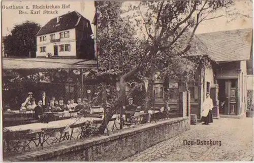 15474 Multiages Ak Neu Isenburg Gasthaus 1907