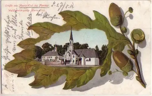 15472 Carte Salutations de Maria Chêne à Planegg vers 1910