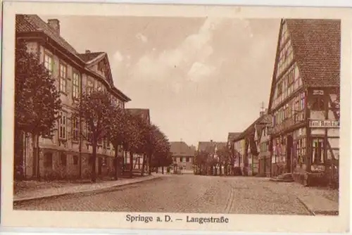 15467 Ak Springe a.D. Langestraße um 1920