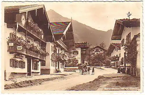 15434 Ak Marquartstein Oberbayern Ortspartie 1938