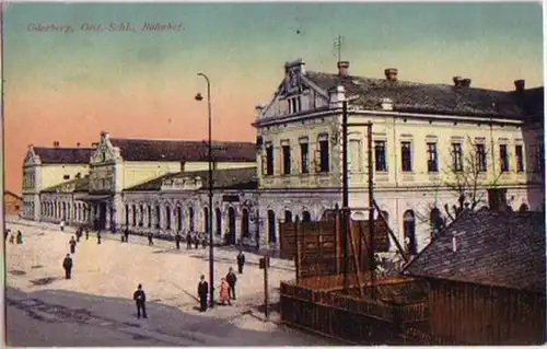 15414 Ak Oderberg Oest.-Schl. Gare ferroviaire vers 1910