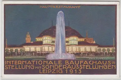 15401 Ak Leipzig Exposition internationale de construction 1913