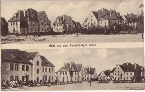 15391 Ak Gruß aus dem Truppenlager Zossen um 1910