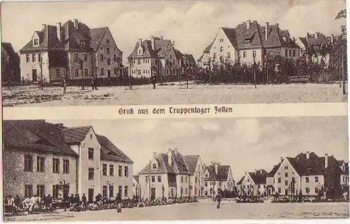 15391 Ak Salutation du camp de Sossen vers 1910