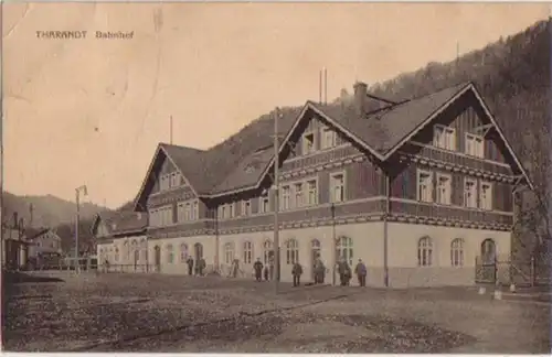 15386 Ak Tharandt Bahnhof 1912